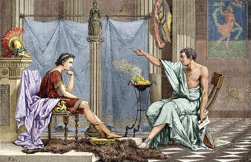 الإسكندر الأكبر و أرسطو